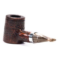 Briar Pipe Santambrogio Sandblasted Poker