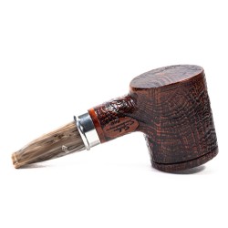 Briar Pipe Santambrogio Sandblasted Poker