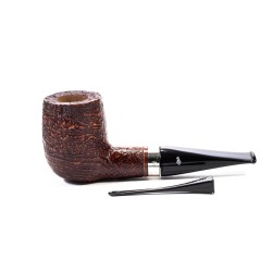 Briar Pipe Santambrogio Sandblasted Billiard