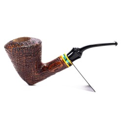 Briar Pipe Santambrogio Sandblasted Bent Dublin
