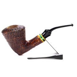 Briar Pipe Santambrogio Sandblasted Bent Dublin