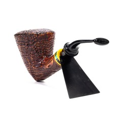 Briar Pipe Santambrogio Sandblasted Bent Dublin