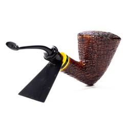Briar Pipe Santambrogio Sandblasted Bent Dublin