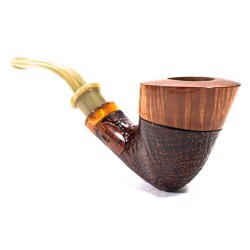 Briar Pipe Santambrogio Sandblasted Bent Dublin