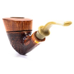 Briar Pipe Santambrogio Sandblasted Bent Dublin
