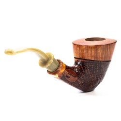 Briar Pipe Santambrogio Sandblasted Bent Dublin