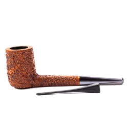 Pipa in Radica Radice Rind Rusticata Billiard