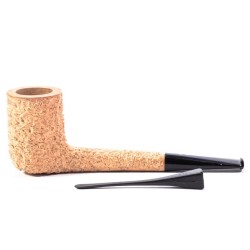 Briar Pipe Radice Rind Pure Rusticated Billiard