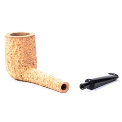 Briar Pipe Radice Rind Pure Rusticated Billiard