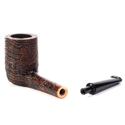 Pipa in Radica Radice Silk Cut Sabbiata Billiard