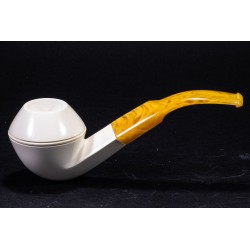 Meerschaum Pipe - Bent Bulldog