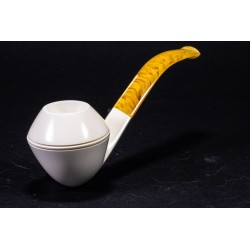 Meerschaum Pipe Lubinski B 217 Bent Bulldog