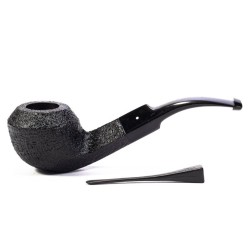 Pipa Dunhill Shell Ring Grain 4208 Bent Rhodesian