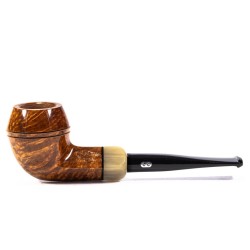 Pipa Chacom Olive Horn Liscia Modello 391 Bulldog
