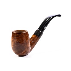 Pipa Chacom Olive Horn Liscia Mod. 42 Bent Billiard