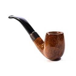 Pipa Chacom Olive Horn Liscia Mod. 42 Bent Billiard