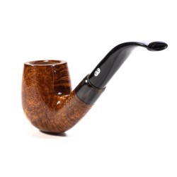 Pipa Chacom Olive Horn Liscia Mod. 42 Bent Billiard