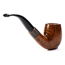 Pipa Chacom Olive Horn Liscia Mod. 42 Bent Billiard