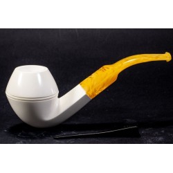 Meerschaum Pipe Lubinski B 218 Bent Bulldog