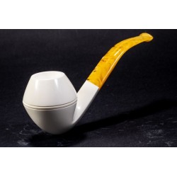 Pipa in Schiuma di Mare Lubinski Bent Bulldog