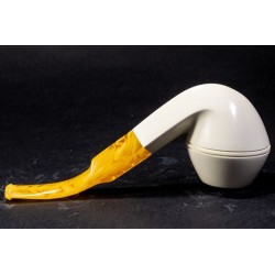 Meerschaum Pipe Lubinski B 218 Bent Bulldog