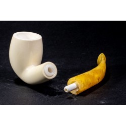 Meerschaum Pipe Lubinski B 215 Bent