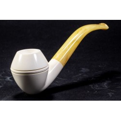 Pipa in Schiuma di Mare Lubinski Bent Bulldog
