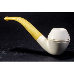 Pipa in Schiuma di Mare Lubinski Bent Bulldog