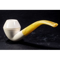 Pipa in Schiuma di Mare Lubinski Bent Bulldog