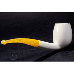 Pipa in Schiuma di Mare Lubinski Bent Billiard