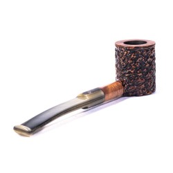 Pipe Luigi Viprati Rusticated Poker