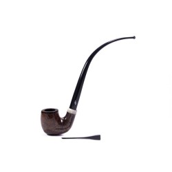 Pipa Aldo Velani Liscia Churchwarden Bent