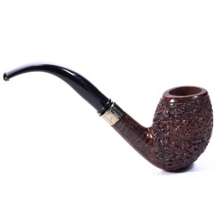 Pipe Il Ceppo Vintage Rusticated Bent Egg