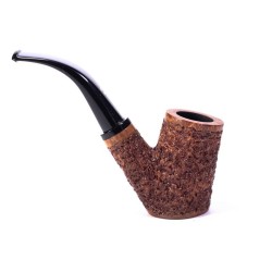 Pipe Il Ceppo Vintage Rusticated Bent Billiard