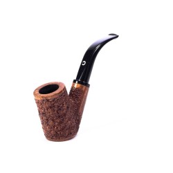 Pipe Il Ceppo Vintage Rusticated Bent Billiard