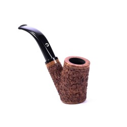 Pipe Il Ceppo Vintage Rusticated Bent Billiard