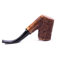 Pipe Il Ceppo Vintage Rusticated Bent Billiard