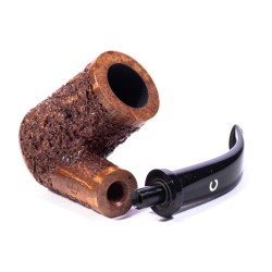 Pipe Il Ceppo Vintage Rusticated Bent Billiard