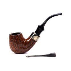 Pipa Vauen Royal Orange Liscia Modello 2115 Bent