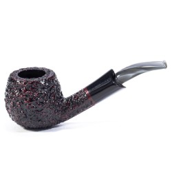 Briar Pipe Radice Rind Rusticated Bent Apple