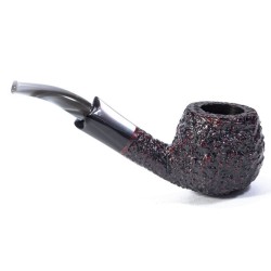 Briar Pipe Radice Rind Rusticated Bent Apple