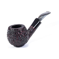 Briar Pipe Radice Rind Rusticated Bent Apple