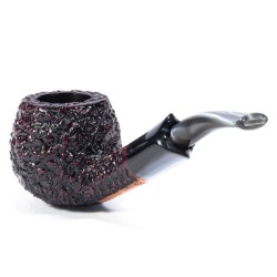 Briar Pipe Radice Rind Rusticated Bent Apple