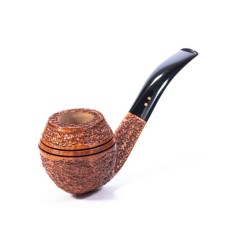 Briar Pipe Radice Rind Rusticated Bent Bulldog
