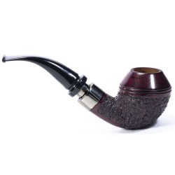 Pipe Il Ceppo Vintage Rusticated Bent Rhodesian