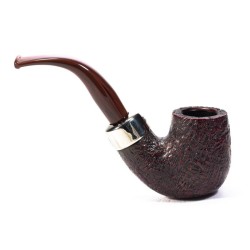 Pipe Peterson Kapries Sandblasted Bent Billiard (X220)