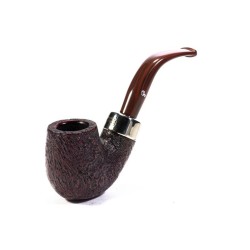 Pipe Peterson Kapries Sandblasted Bent Billiard (X220)
