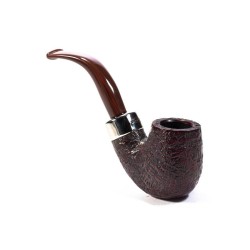 Pipe Peterson Kapries Sandblasted Bent Billiard (X220)