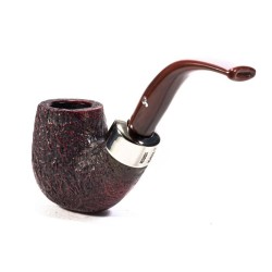 Pipe Peterson Kapries Sandblasted Bent Billiard (X220)