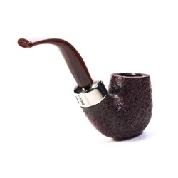 Pipe Peterson Kapries Sandblasted Bent Billiard (X220)